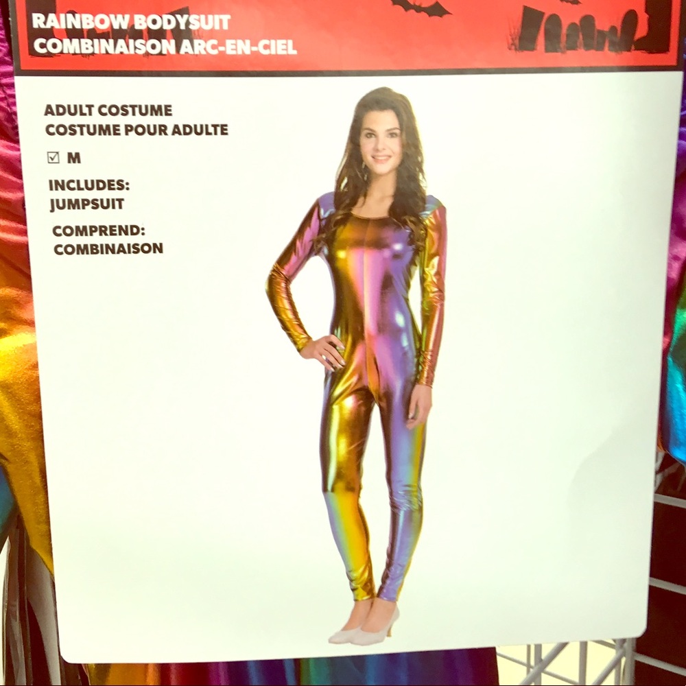Rainbow body suit